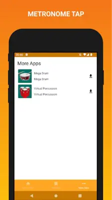 Metronome Tap android App screenshot 0